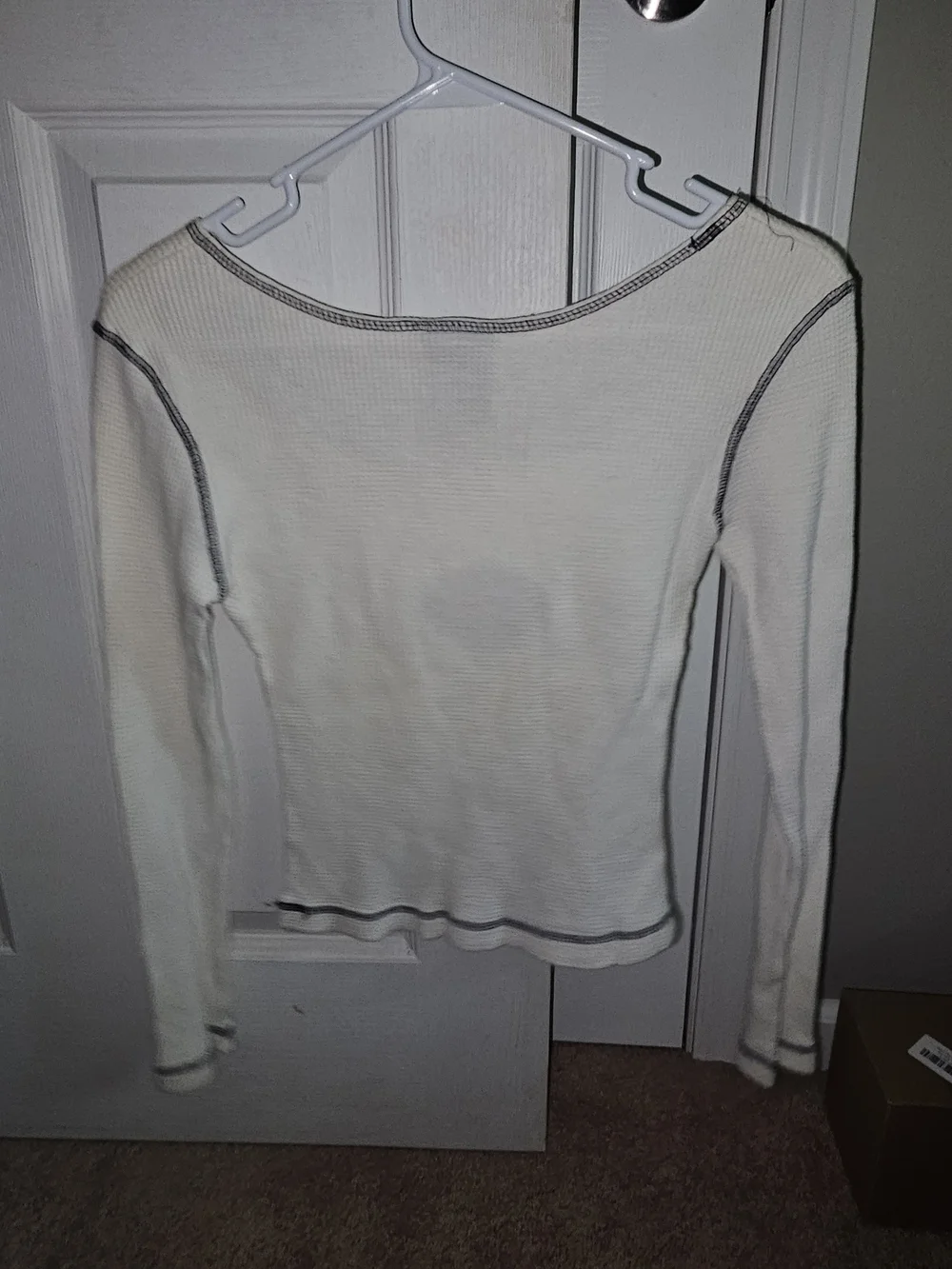Harley-Davidson Women’s White Long-Sleeve Thermal Top - Picture 4 of 4